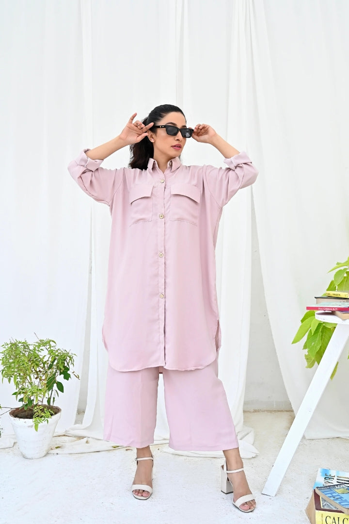 Zareen Tea pink Co-ord